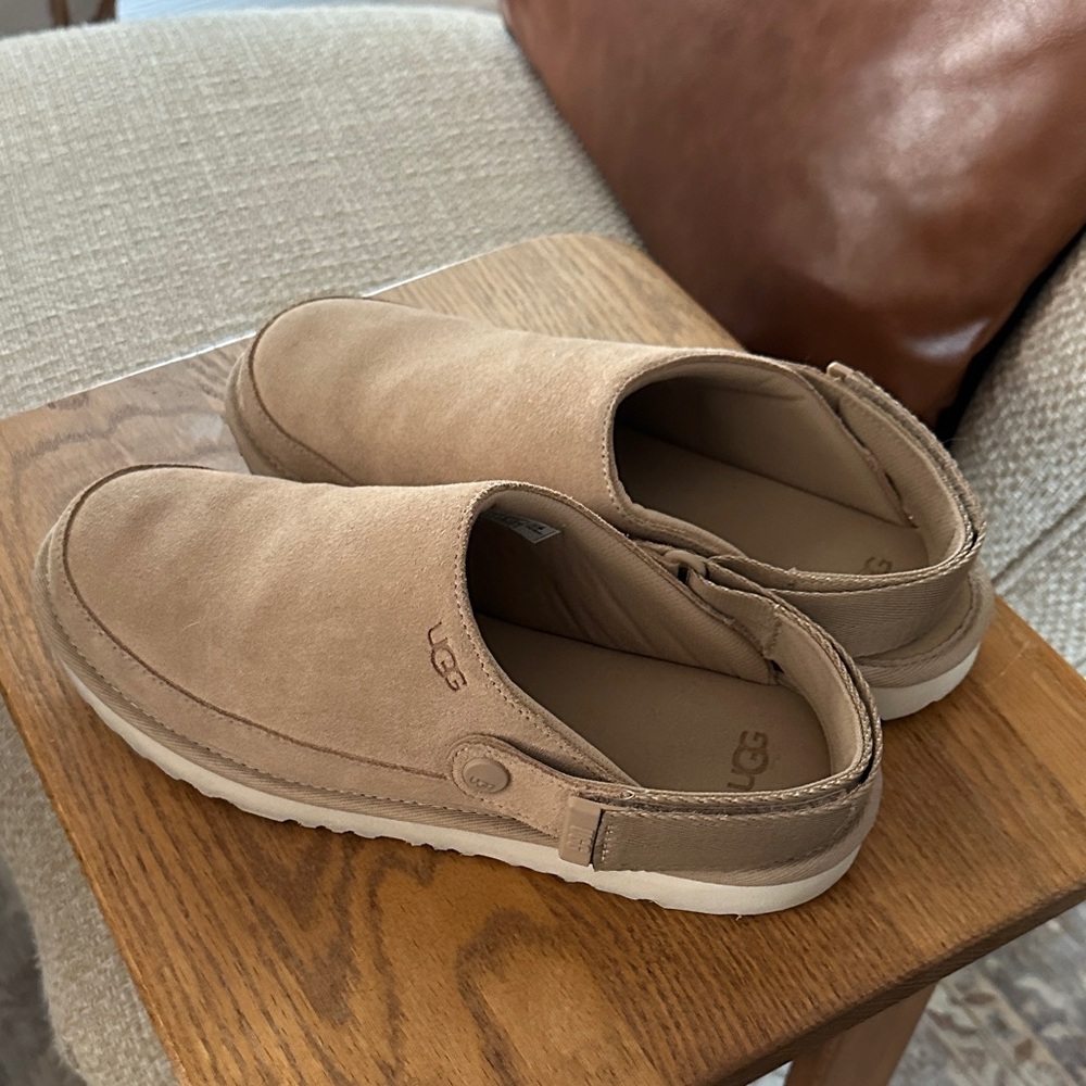 UGG Goldstar Suede Clogs